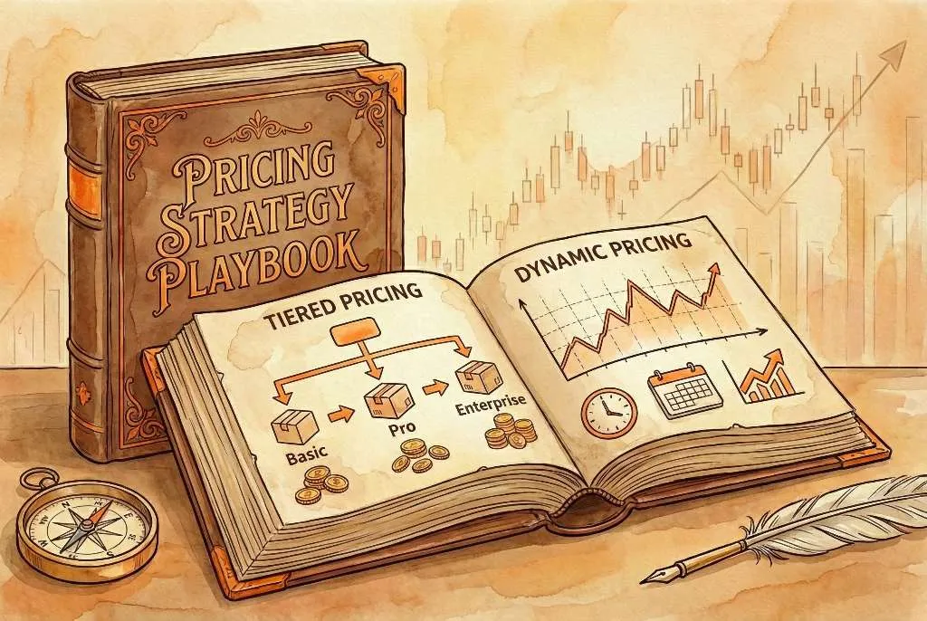 Pricing strategy diagram across multiple countries.